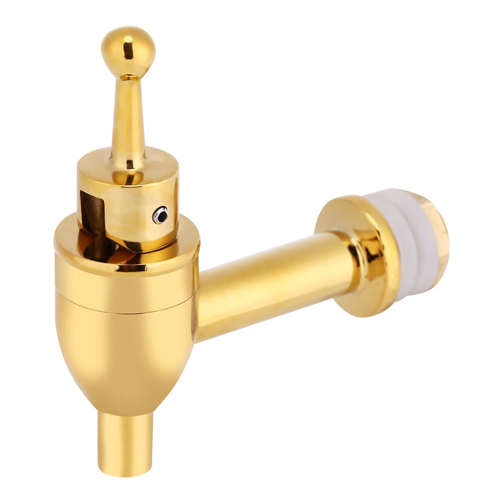 Copper Faucet Tap Wine Beer Barrel Beverage Drink Dispenser Replacement Spigot Golden(1.2 cm)