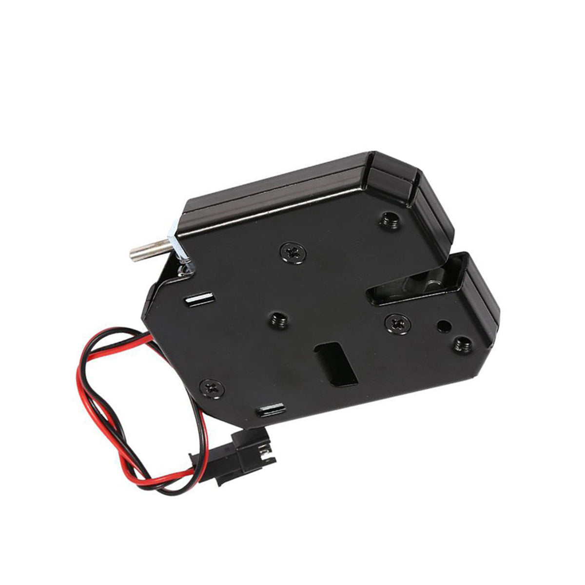 DC 12V 2A Electromagnetic Electric Control Cabinet Drawer Lockers Lock Latch Carbon Steel Black