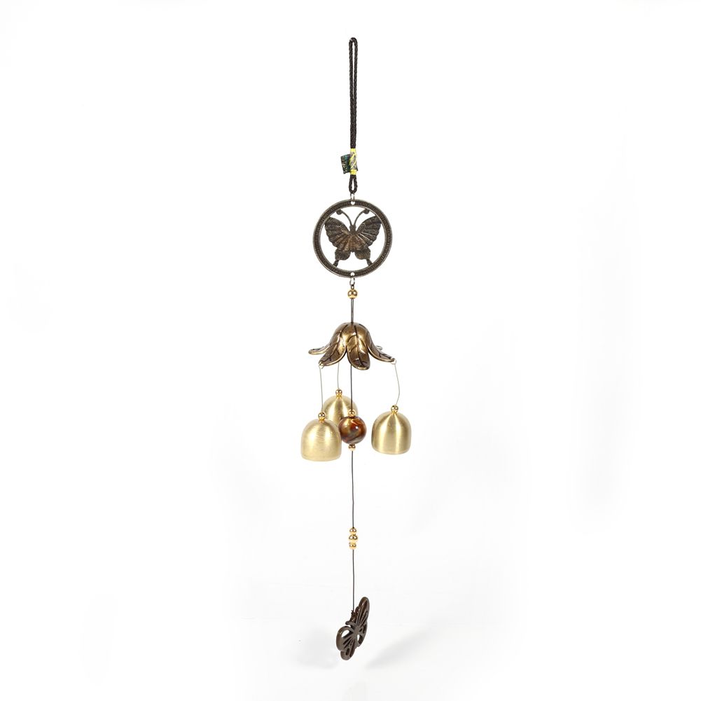 Metal Butterfly Decor Windchime Church Bells Wind Chimes Door Window Hanging Decoration