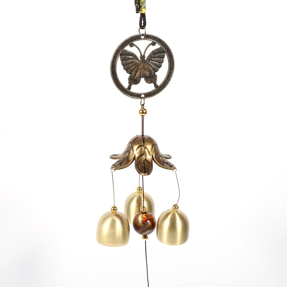 Metal Butterfly Decor Windchime Church Bells Wind Chimes Door Window Hanging Decoration