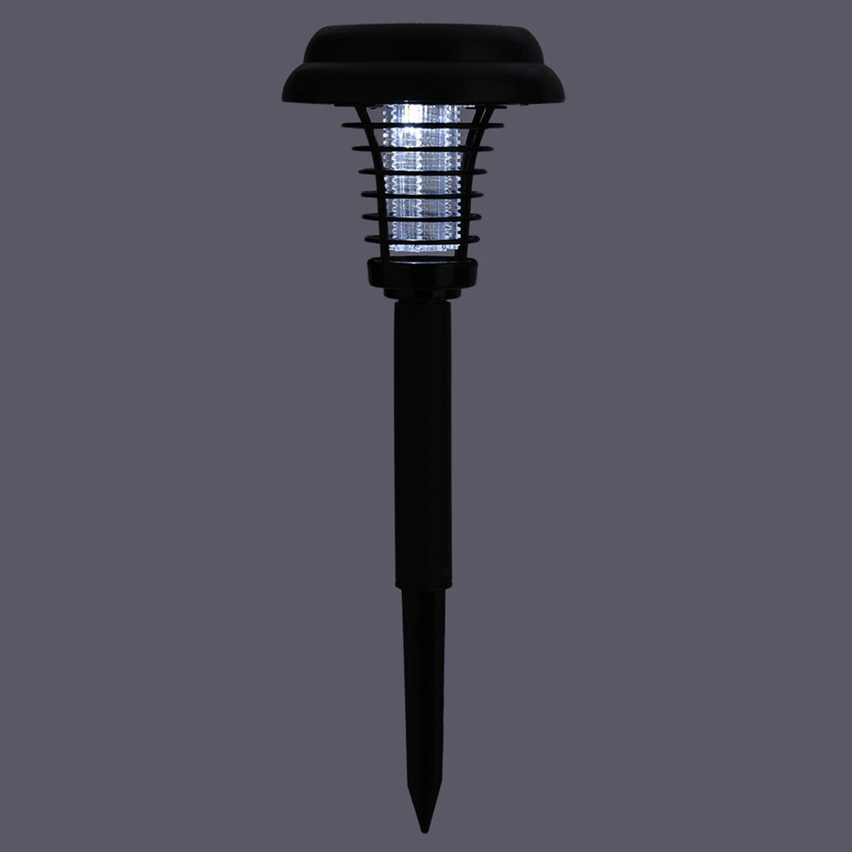 Solar Power Insect Trap Electronic Mosquito Bugs Killer LED Light Outdoor Garden Lawn Lamp
