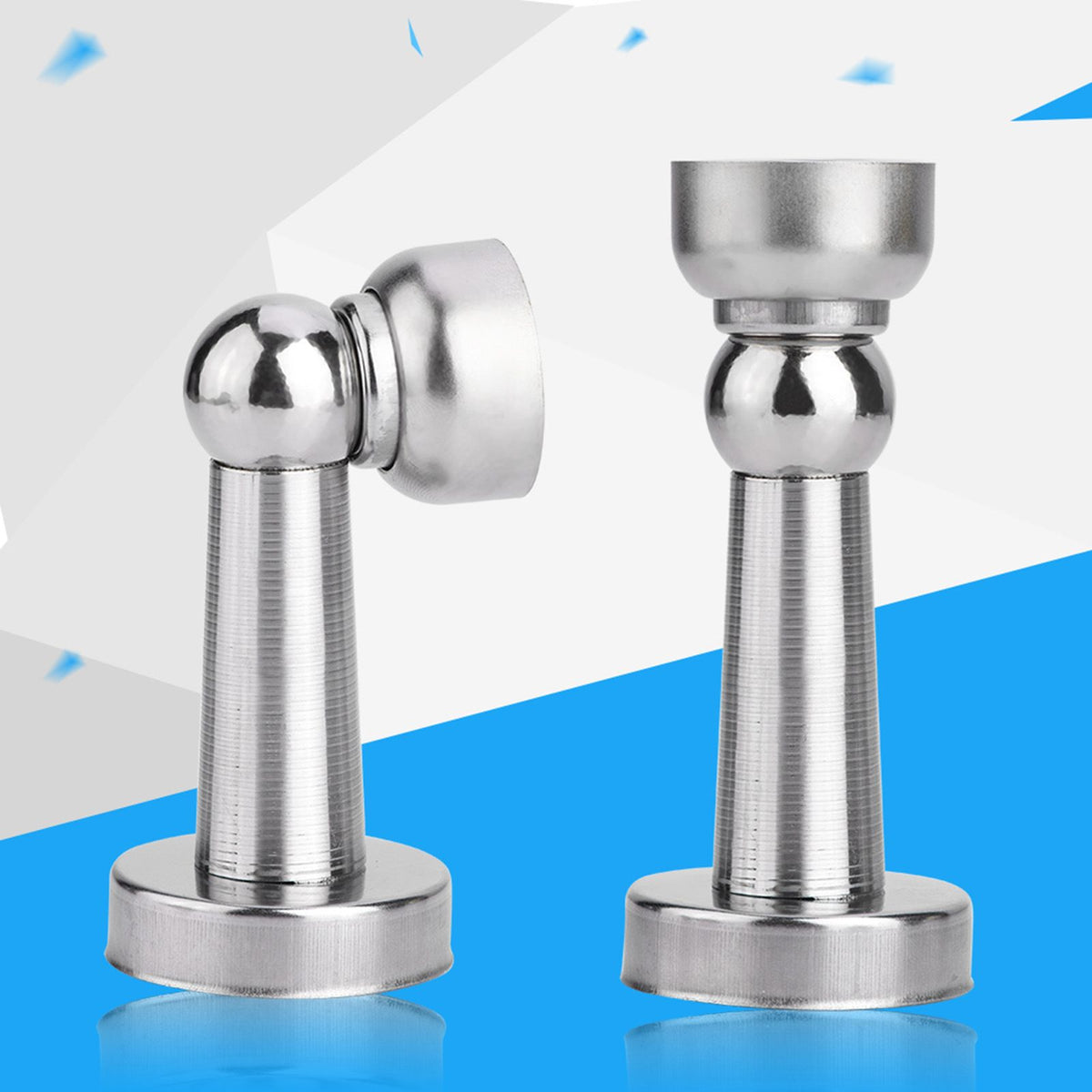 New Heavy Duty Stainless Steel Strong Magnetic Door Stopper Powerful Bedroom Doorstop
