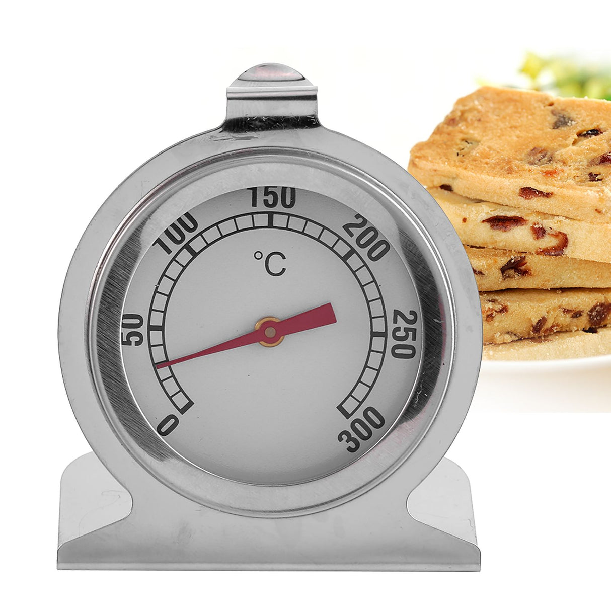 1Pc Stainless Steel Oven Thermometer Kitchen Baking Temperature Measuring Tool Hot