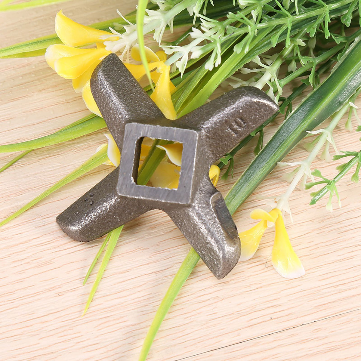 Cross shaped Professional Steel Kitchen Meat Grinder Blade Mincers Cutter Part #10