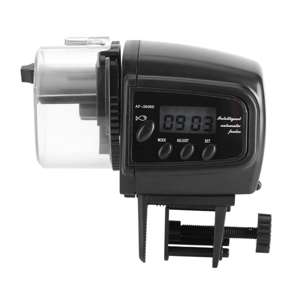 Digital LCD Electronic Fish Feeder Dispenser Timer Automatic Aquarium Tank Food Feeding Machine