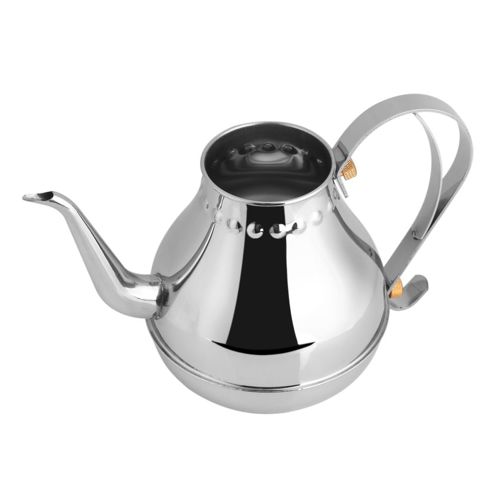 1.2L Stainless Steel Gooseneck Pour Coffee Drip Kettle Tea Filter Pot Indoor