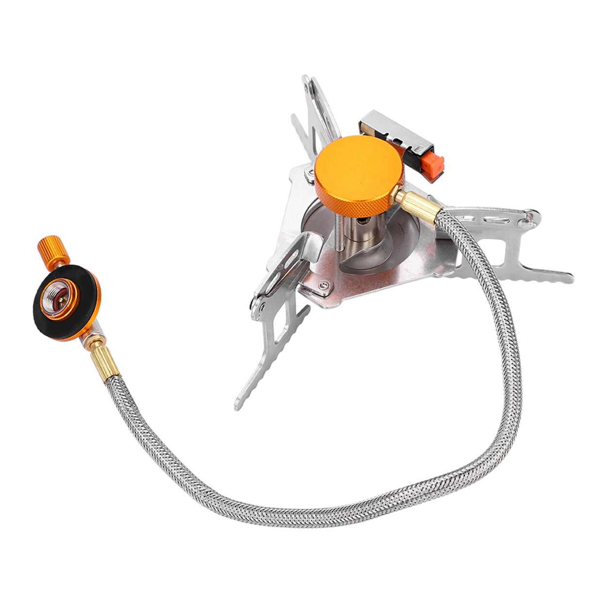 3500W Portable Outdoor Picnic Gas Burner Foldable Backpacking Camping Mini Metal Stove