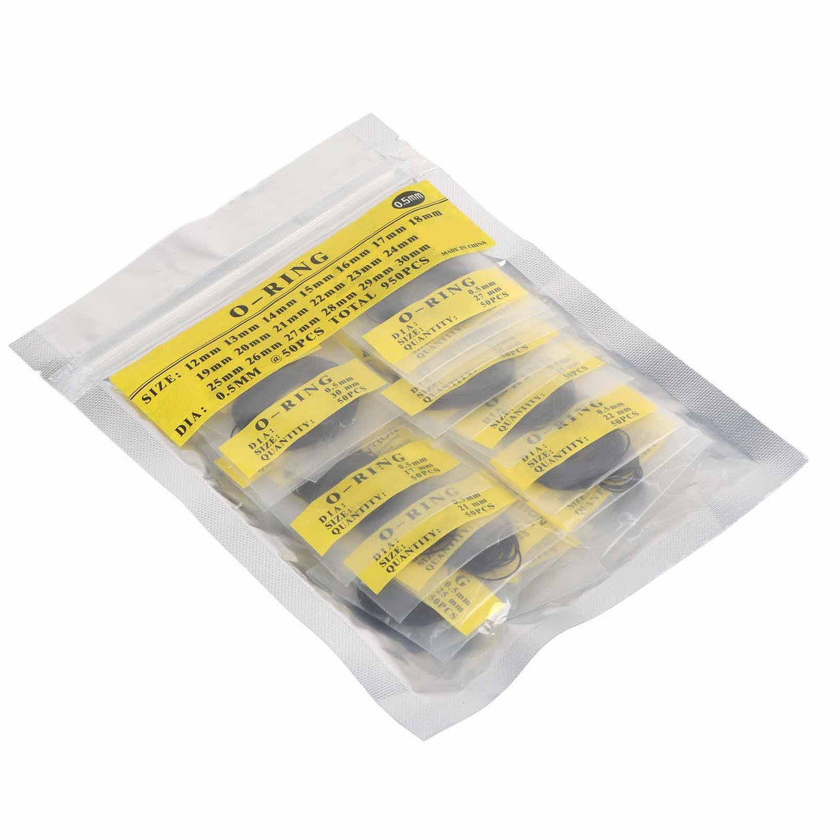 950pcs Set 12mm30mm Universal Rubber O Ring Watch Back Cover Seal Gaskets (0.5mm)