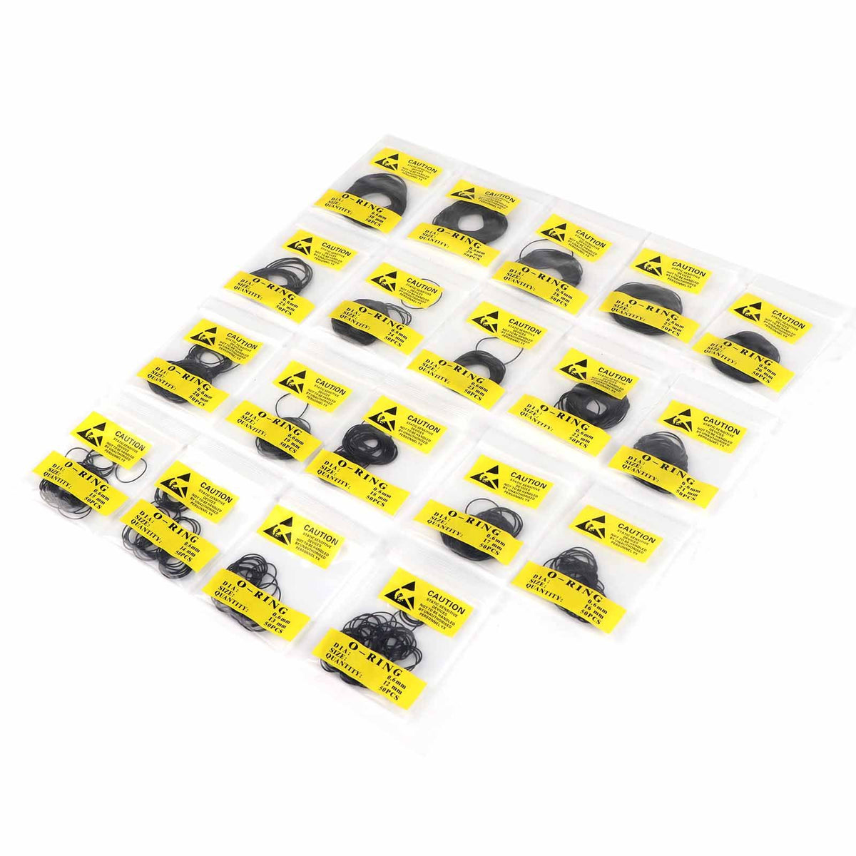 950pcs Set 12mm30mm Universal Rubber O Ring Watch Back Cover Seal Gaskets (0.6mm)