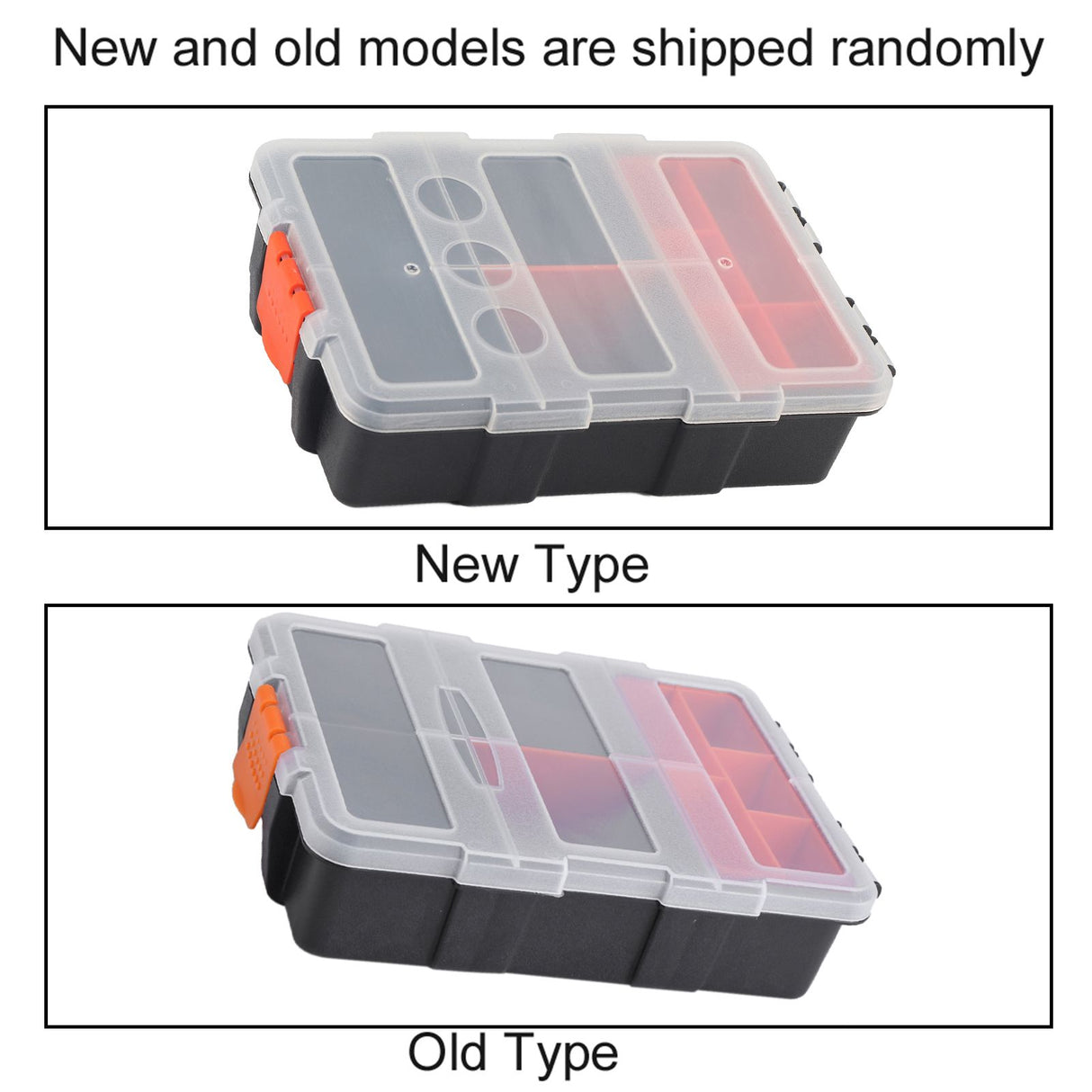 Two layer Plastic Heavy duty Components Storage Box Case Organizer Small Parts Tool Box