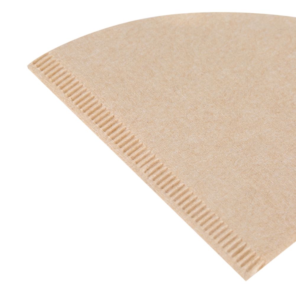 40Pcs Unbleached Natural Cone Shape Drip Coffee Cup Filter Papers #V02