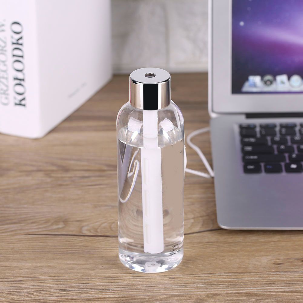 300ml Mini Air Diffuser Mist Maker Portable USB Water Bottle Humidifier Car Home