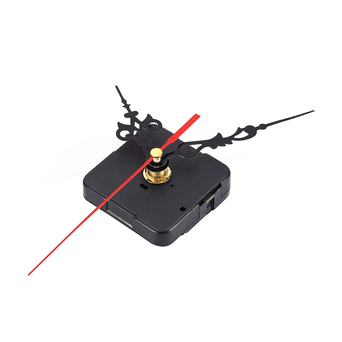Black DIY Mechanism Quartz Clock Movement Parts Replacement Repair Tools Set Kit