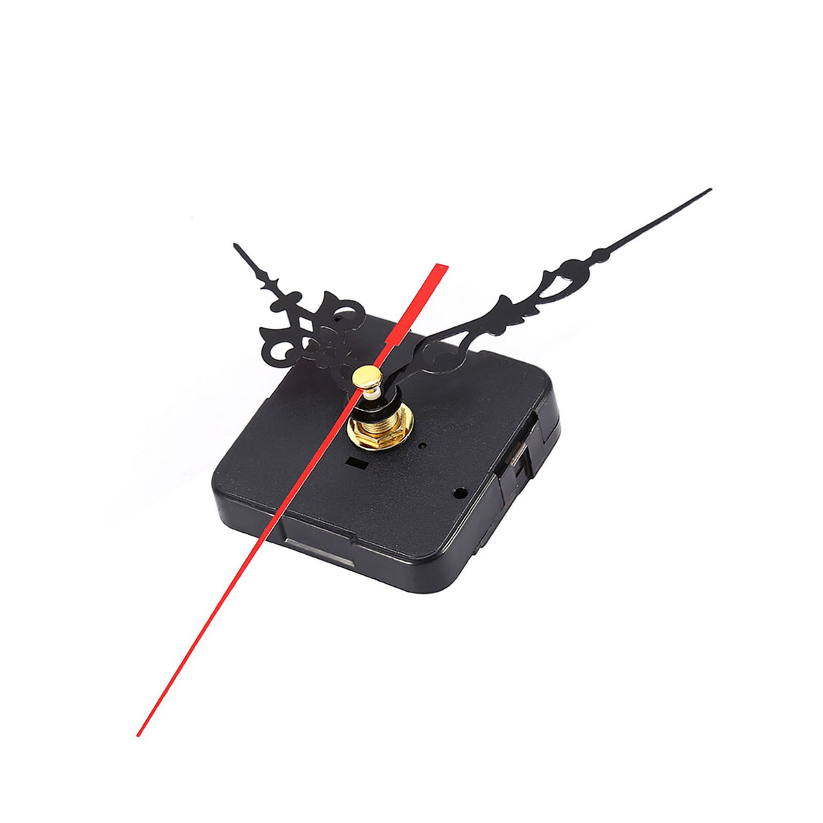 Black DIY Mechanism Quartz Clock Movement Parts Replacement Repair Tools Set Kit