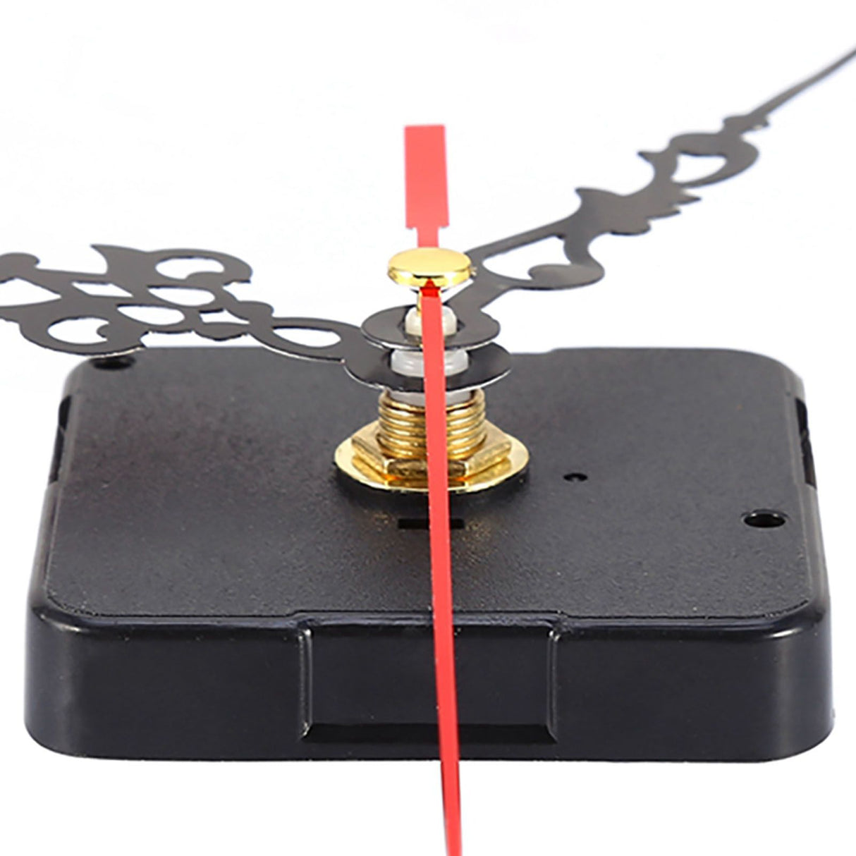 Black DIY Mechanism Quartz Clock Movement Parts Replacement Repair Tools Set Kit
