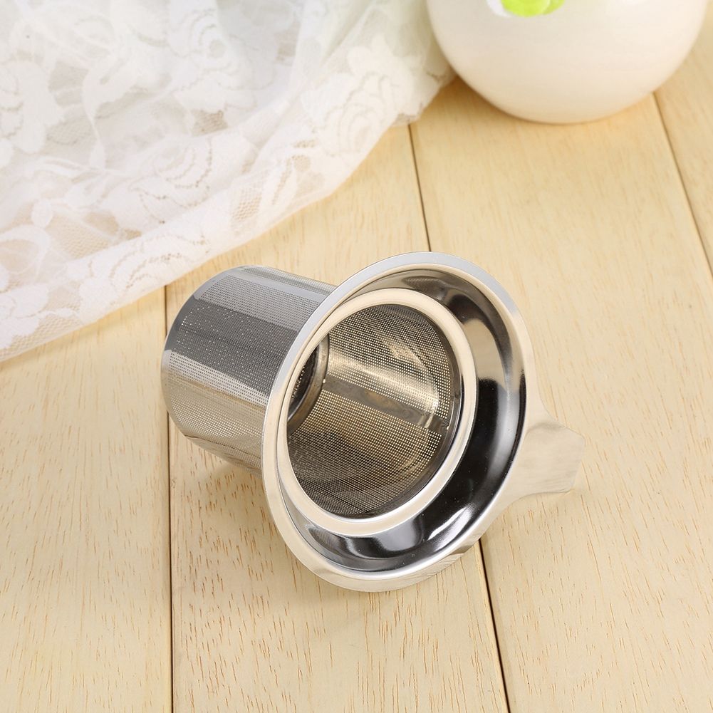 Stainless Steel Mesh Tea Infuser Reusable Cup Strainer Loose Leaf Spice Filter