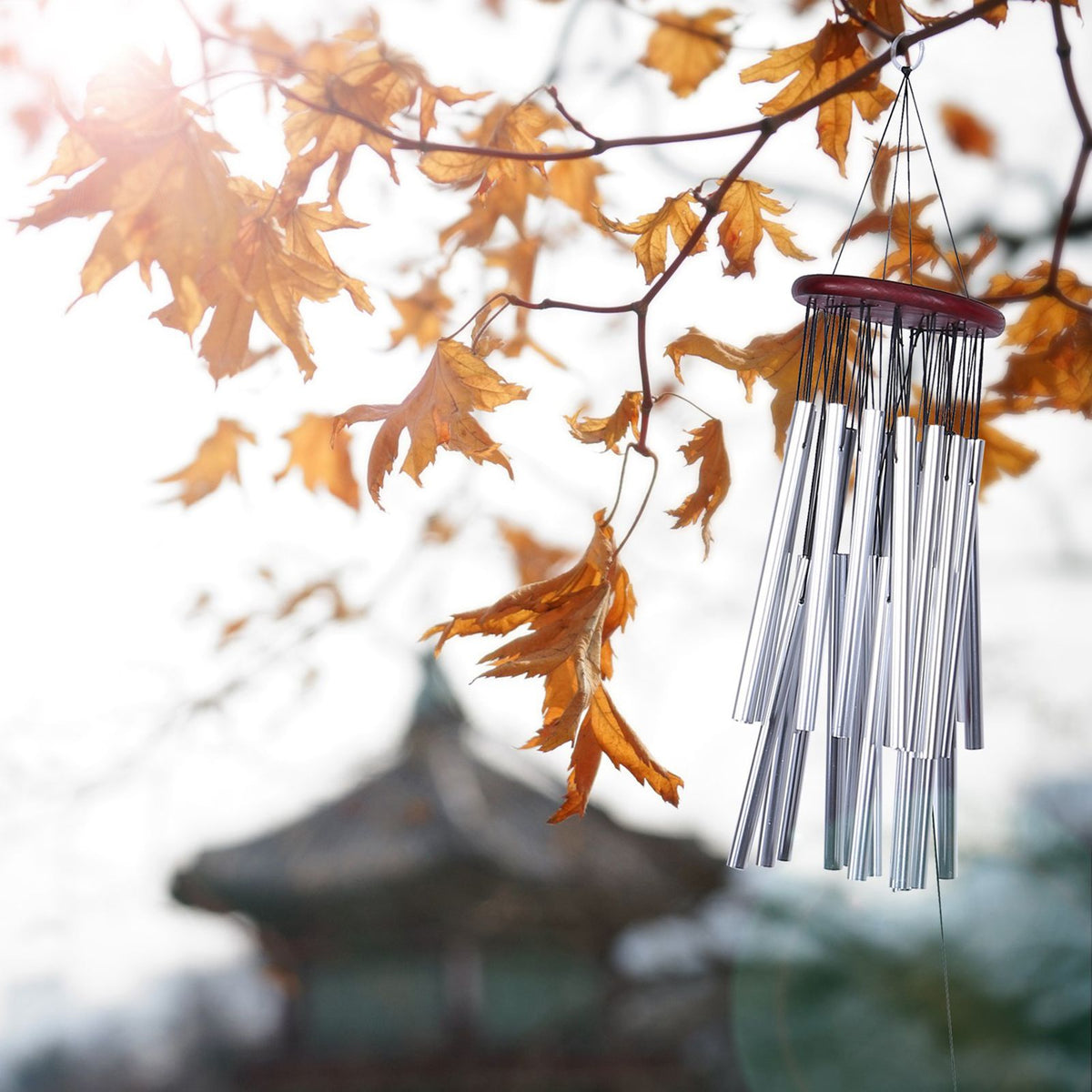 27 Tubes Wind Chimes Tube Gift Decoration for Yard Garden Outdoor Living