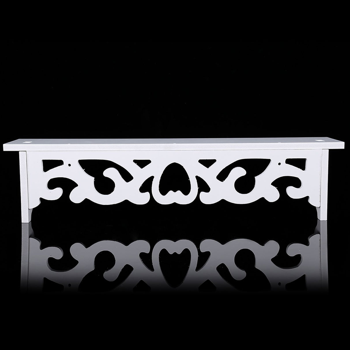 White Hollow Floating Shelf Wall Shop Bookshelf Display Shelf Furniture