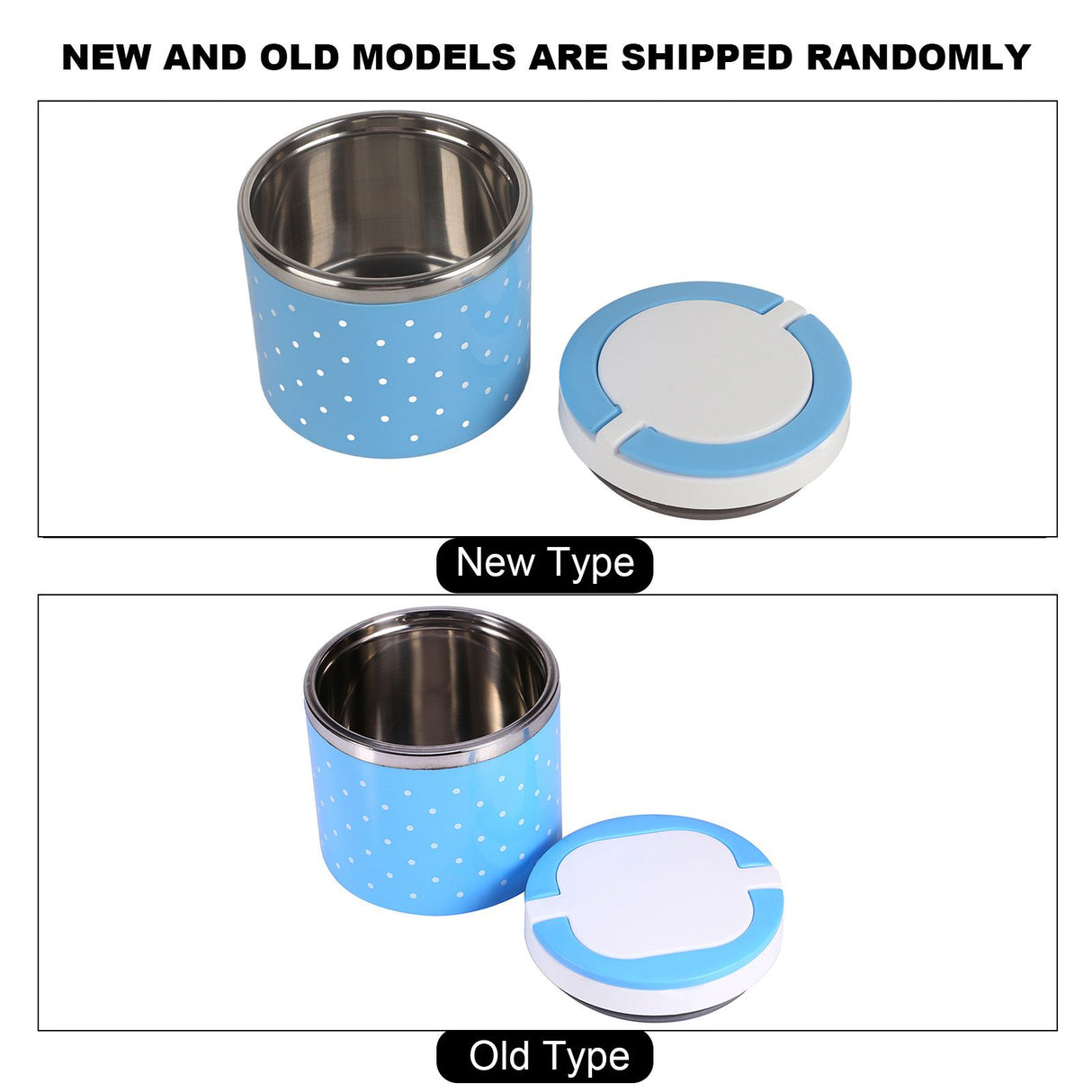 1 Layer Stainless Steel Insulation Thermo Thermal Lunch Box Food Container Hot