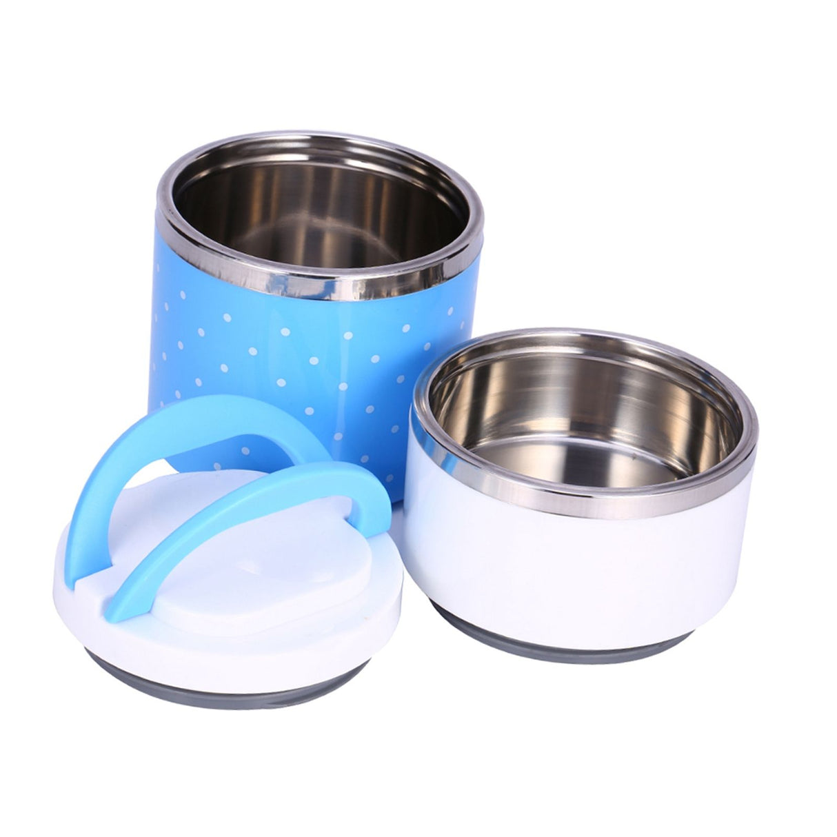 2 Layer Stainless Steel Insulation Thermo Thermal Lunch Box Food Container Hot