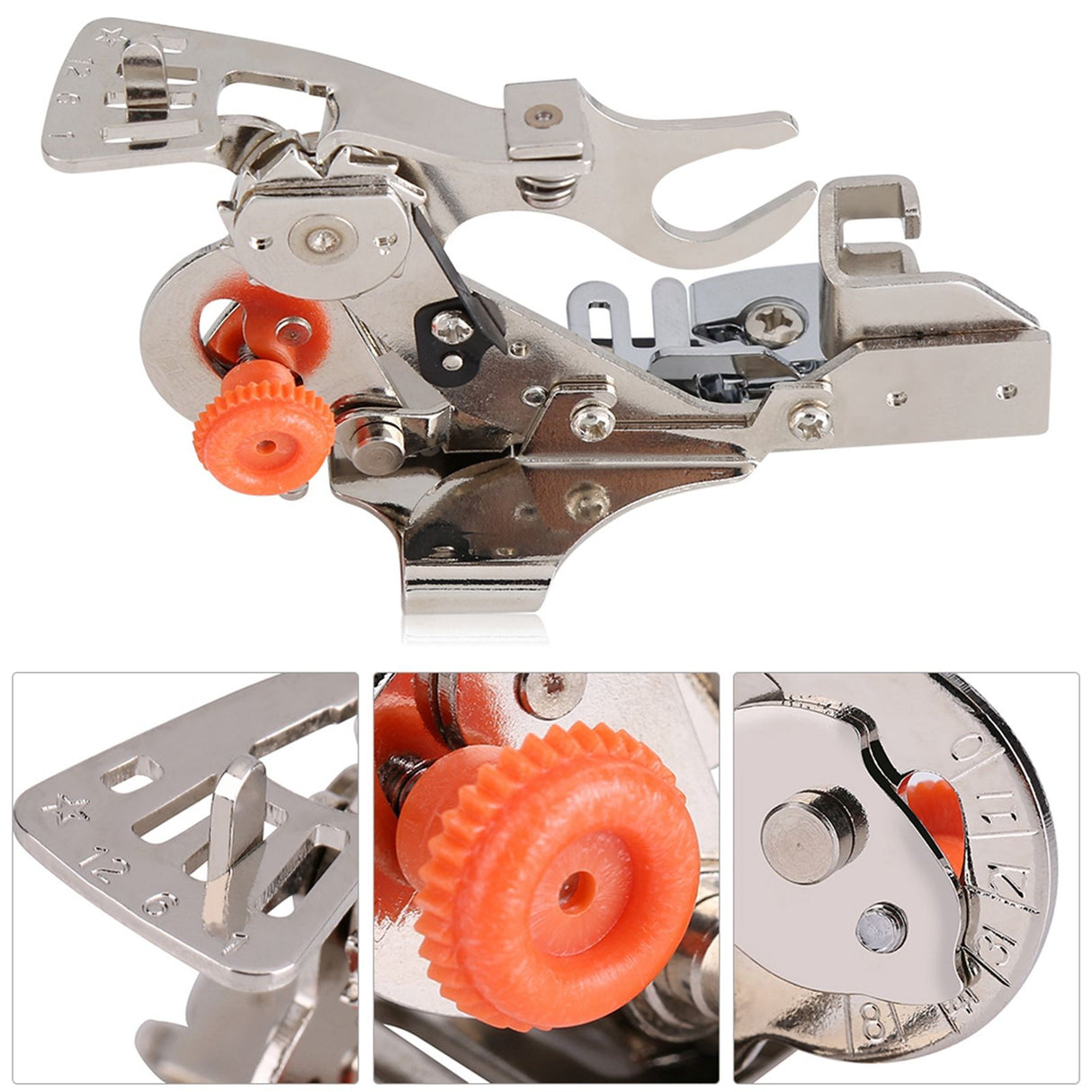 Ruffler Presser Foot Feet For Brother Singer Domestic Sewing Machine Part Tool