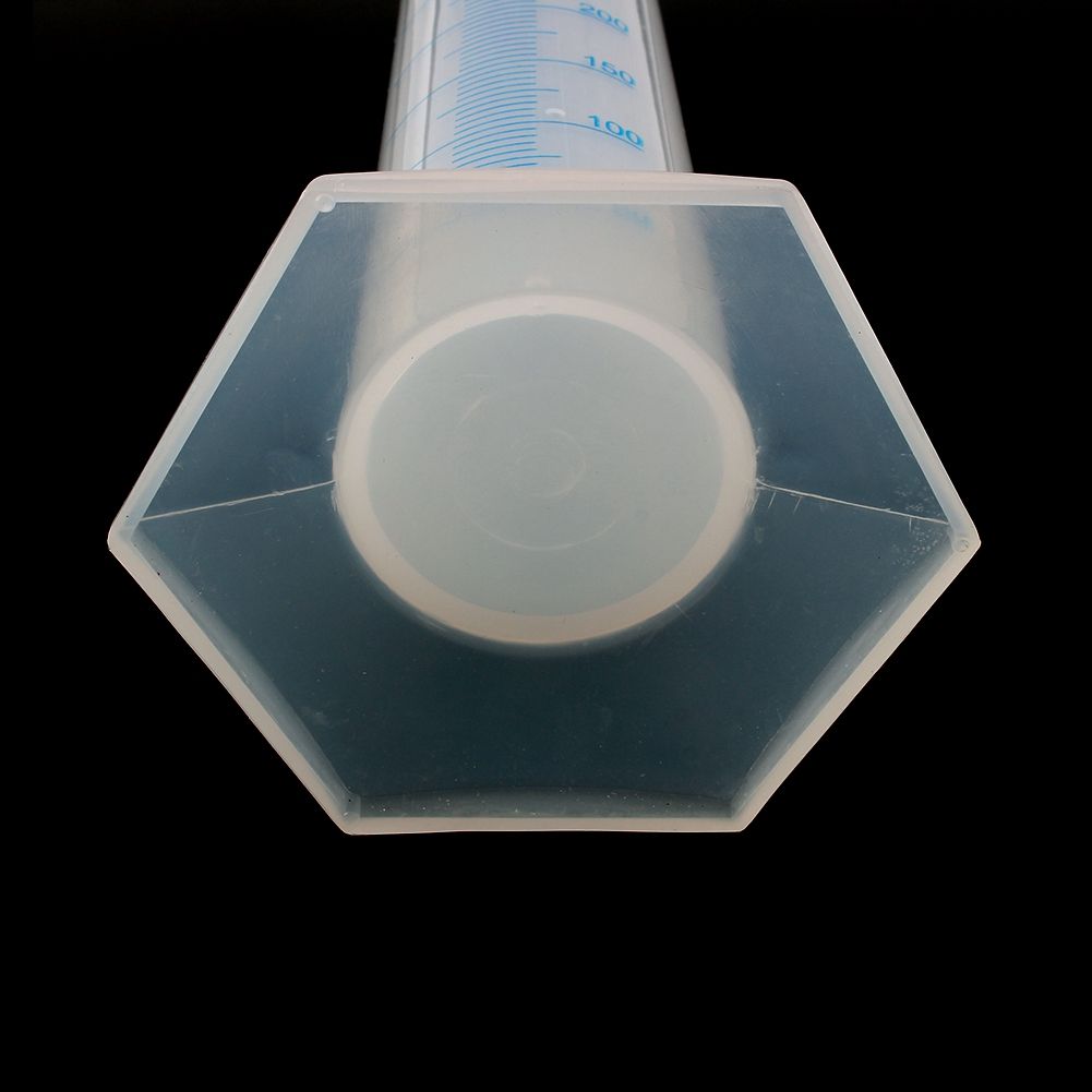 500ml Measuring Cylinder Plastic Graduated Laboratory Trial Test Liquid Tube Hot