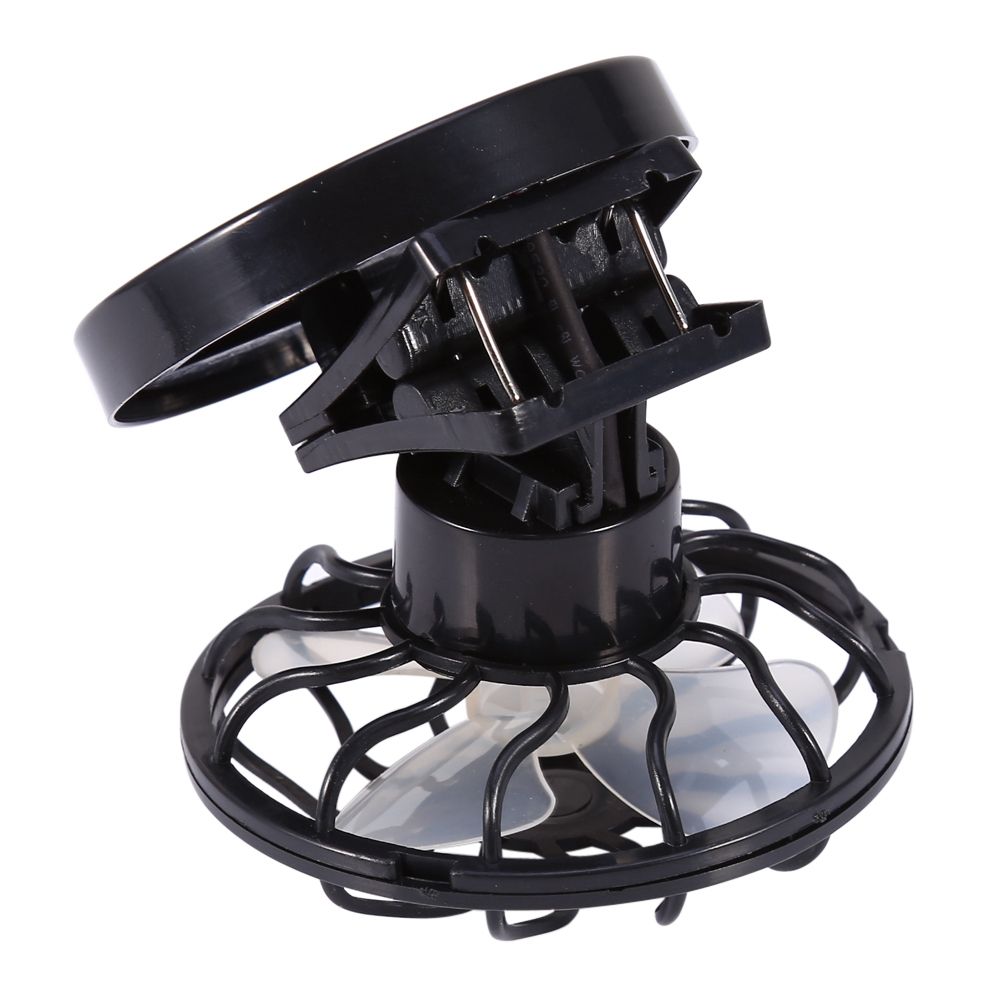 Electric Mini Clip on Solar Fan Air Conditioner Cooling Cell Fan Travel Camping Hiking Cooling