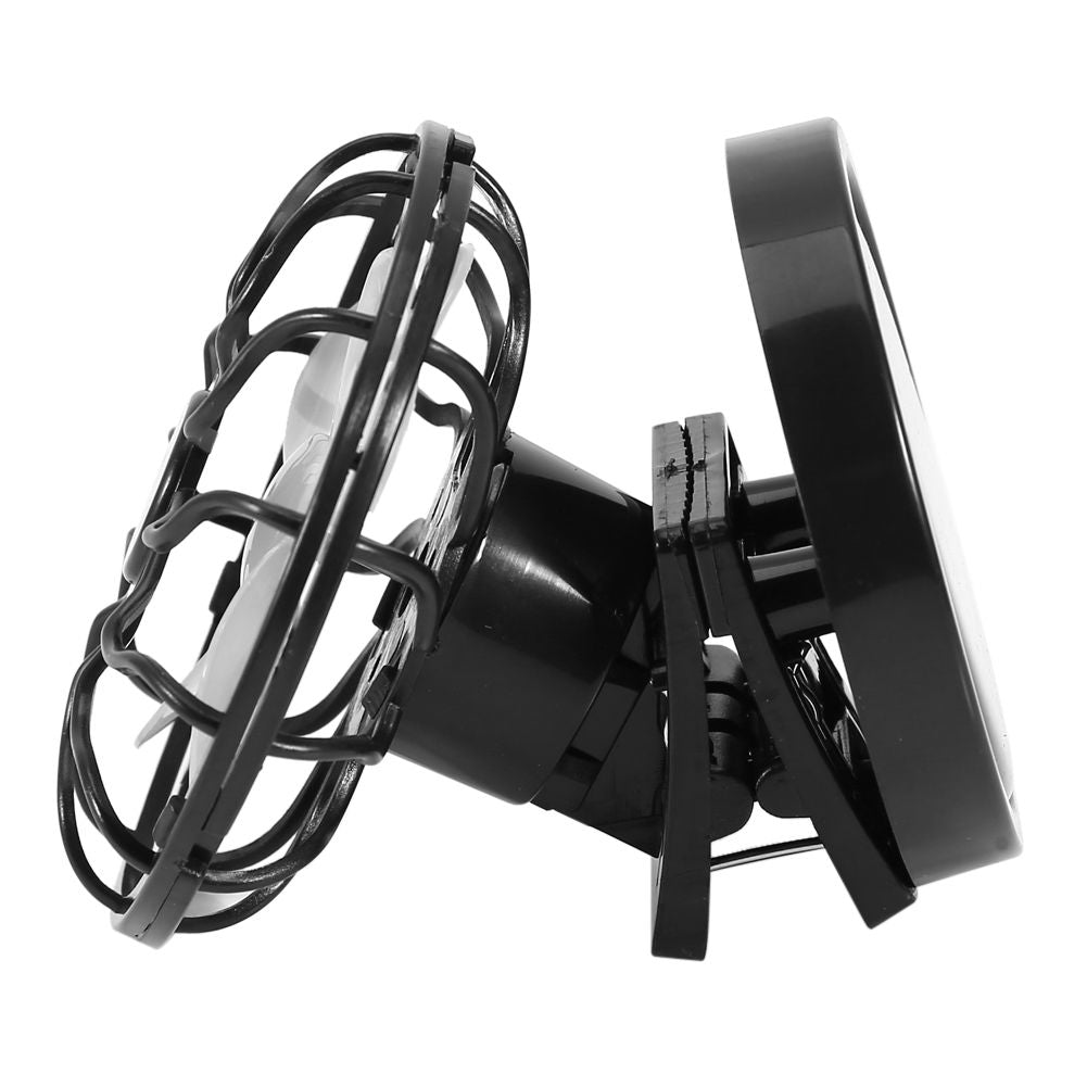 Electric Mini Clip on Solar Fan Air Conditioner Cooling Cell Fan Travel Camping Hiking Cooling