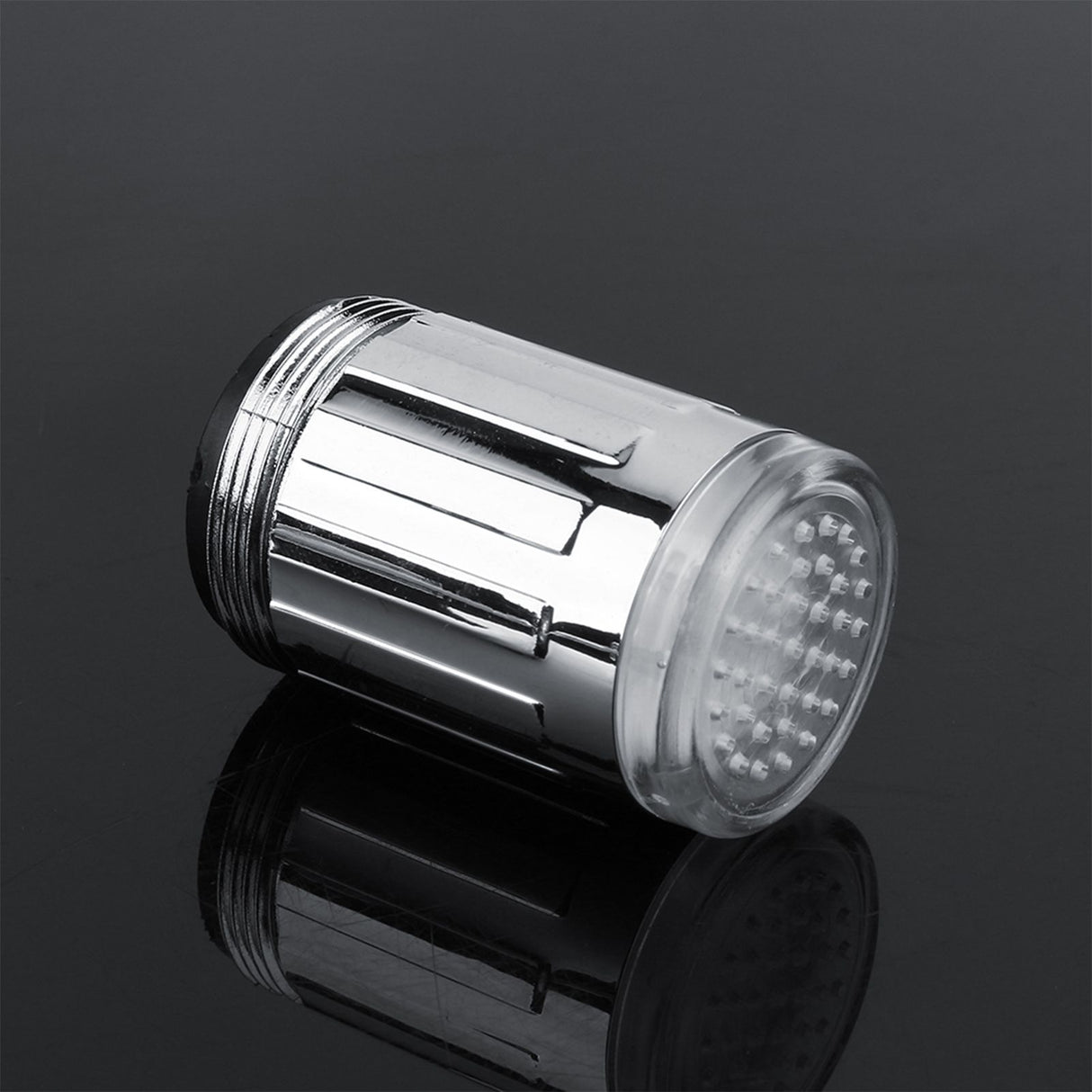 3 Color LED Light Changing Glow Temperature Sensor Shower Stream Water Faucet Tap For Kitchen