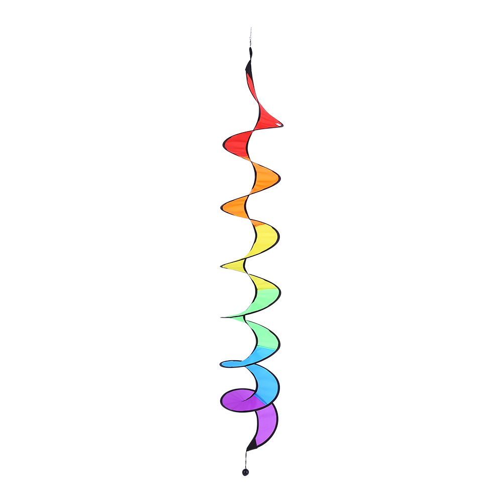 Foldable 140cm Spiral Windmill Colorful Wind Spinners Tent Garden Yard