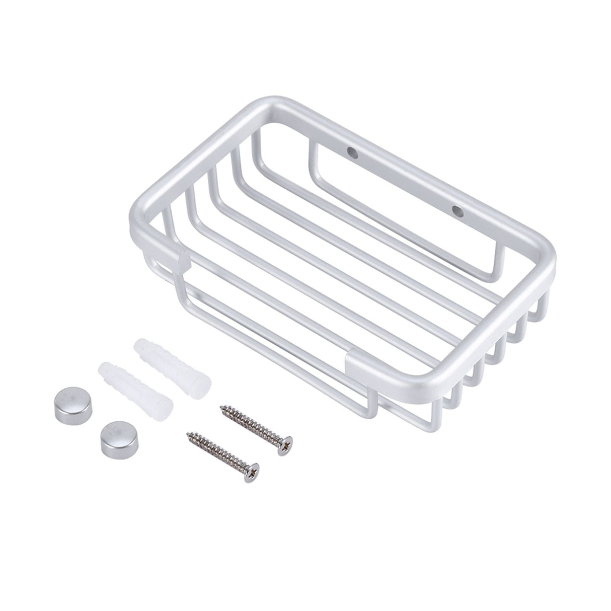 Household Wall‑Mounted Draining Soap Dish Box Holder Container Bathroom Accessory