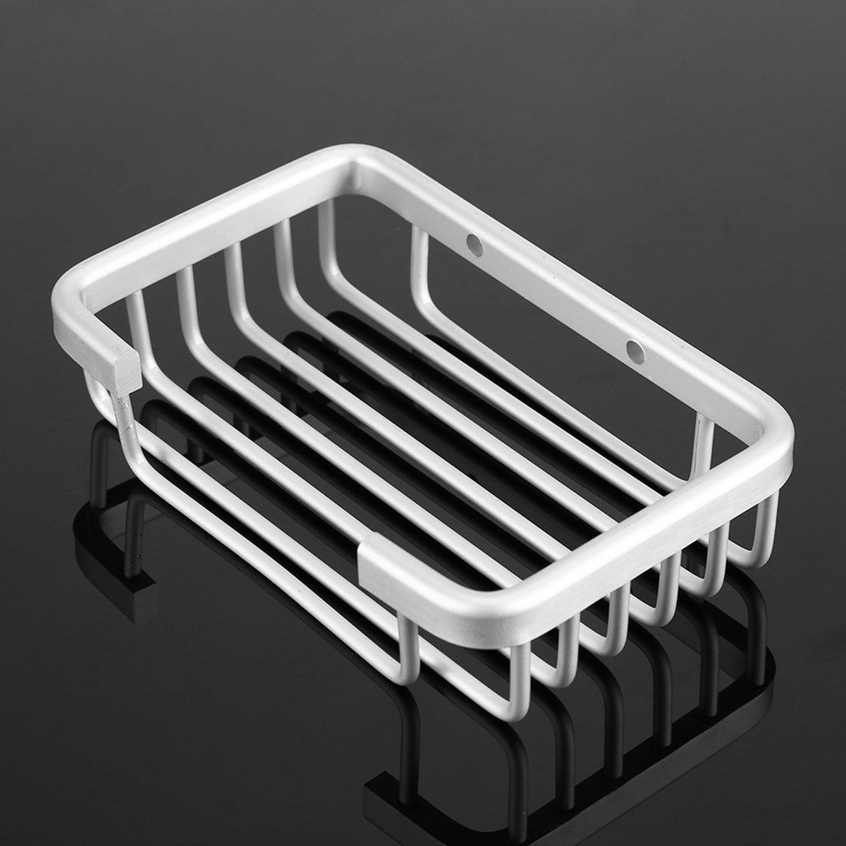 Household Wall‑Mounted Draining Soap Dish Box Holder Container Bathroom Accessory