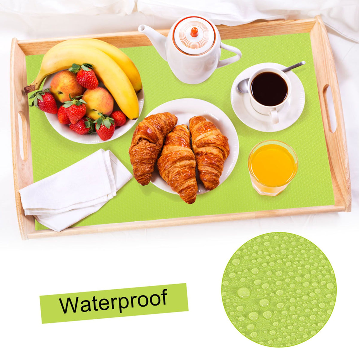 4pcs Set 29cm*45cm Refrigerator Pad Antifouling Mildew Moisture Absorption Pad
