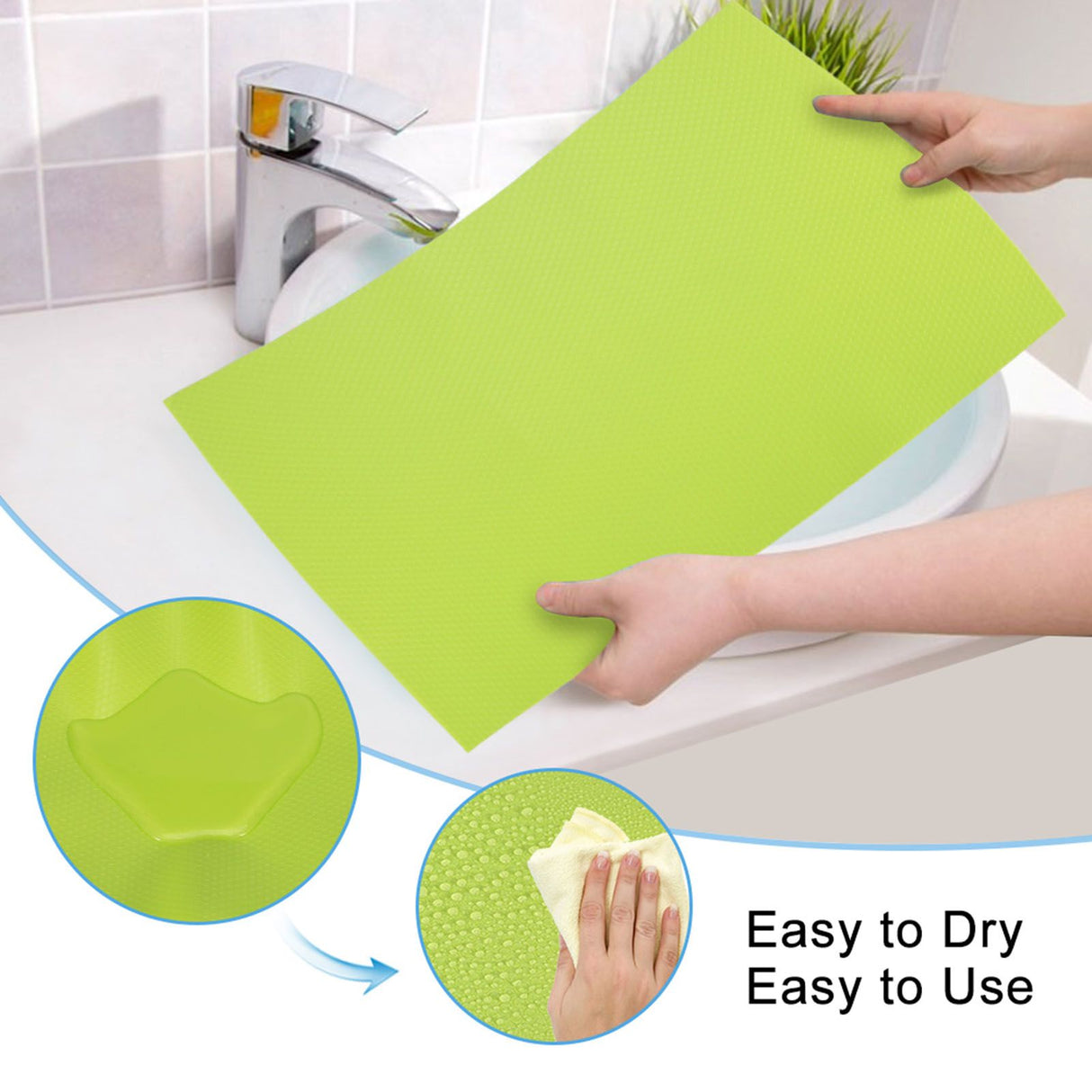 4pcs Set 29cm*45cm Refrigerator Pad Antifouling Mildew Moisture Absorption Pad