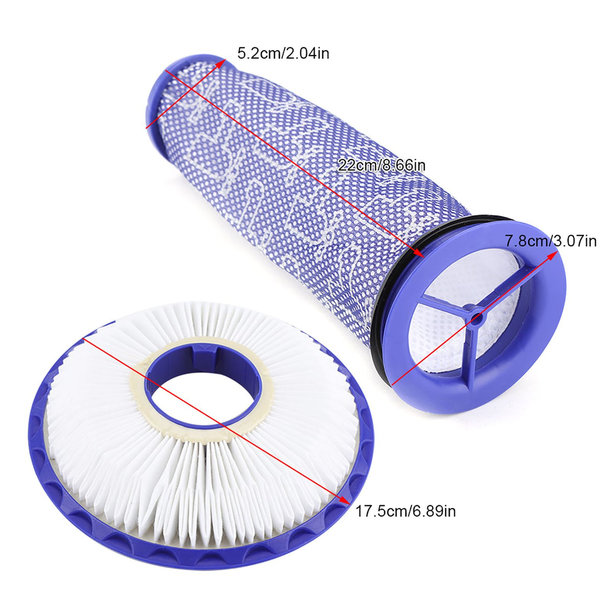 For HEPA Compatible Post Filter Pre Filter Kit For DC41,DC65,DC66 Animal and Ball Vacuums