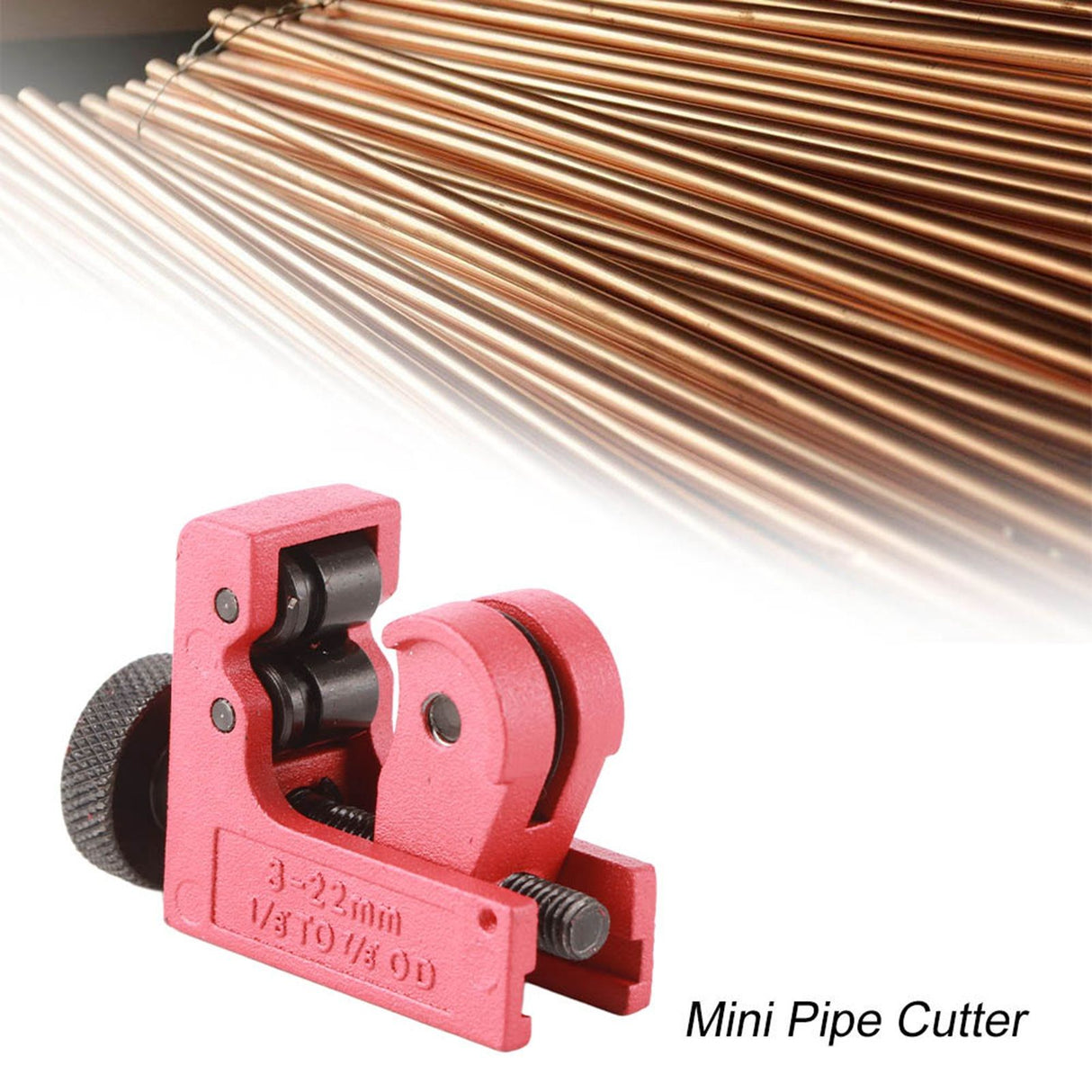 Mini Adjustable Tube Hose Tubing Cutter Cutting Tool for 3~22mm Copper Aluminum PVC Pipes