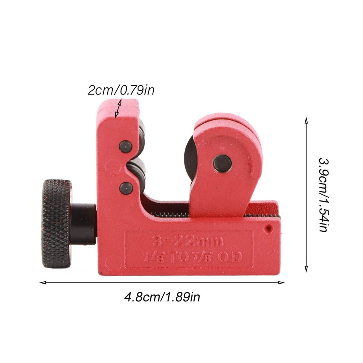 Mini Adjustable Tube Hose Tubing Cutter Cutting Tool for 3~22mm Copper Aluminum PVC Pipes