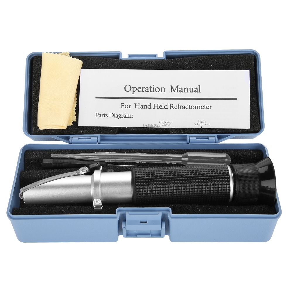 58~92% Wort Specific Gravity Refractometer Beer Fruit Juice Wine Sugar Test
