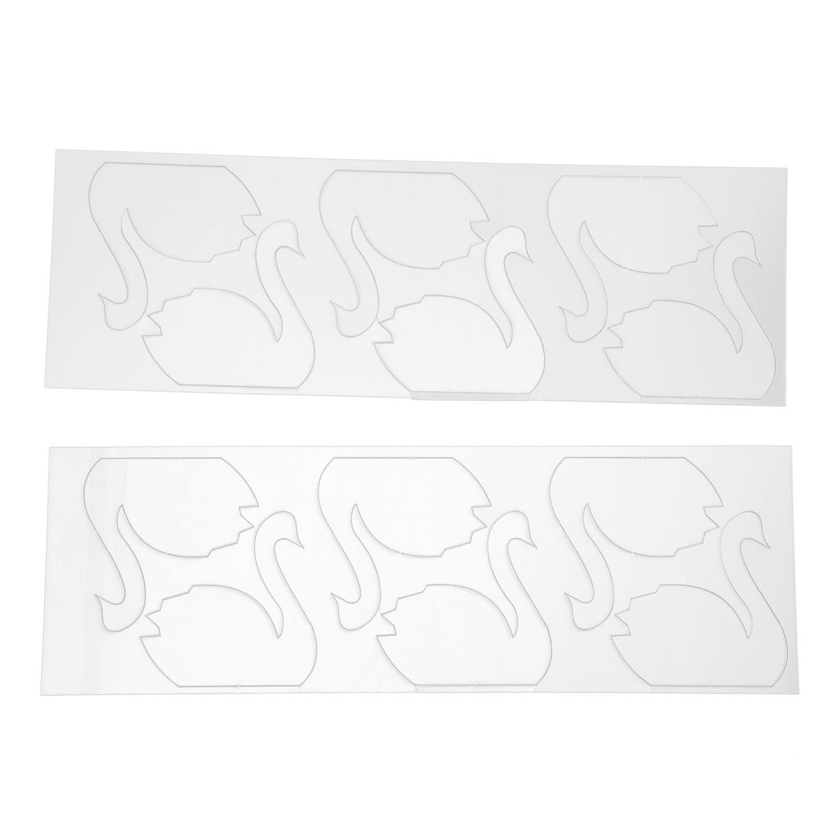 Acrylic Mirror Swan Wall Decal Sticker Art DIY for Home Nursery Room Decoration(Silver)