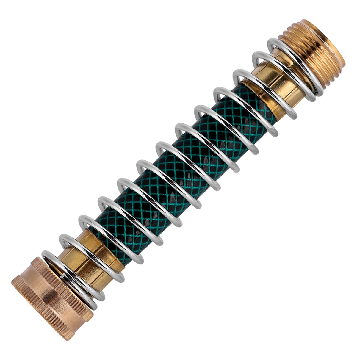 Garden Faucet Extension Hose Connector Spring Coil Kink Protector Irrigation Fitting Accessory