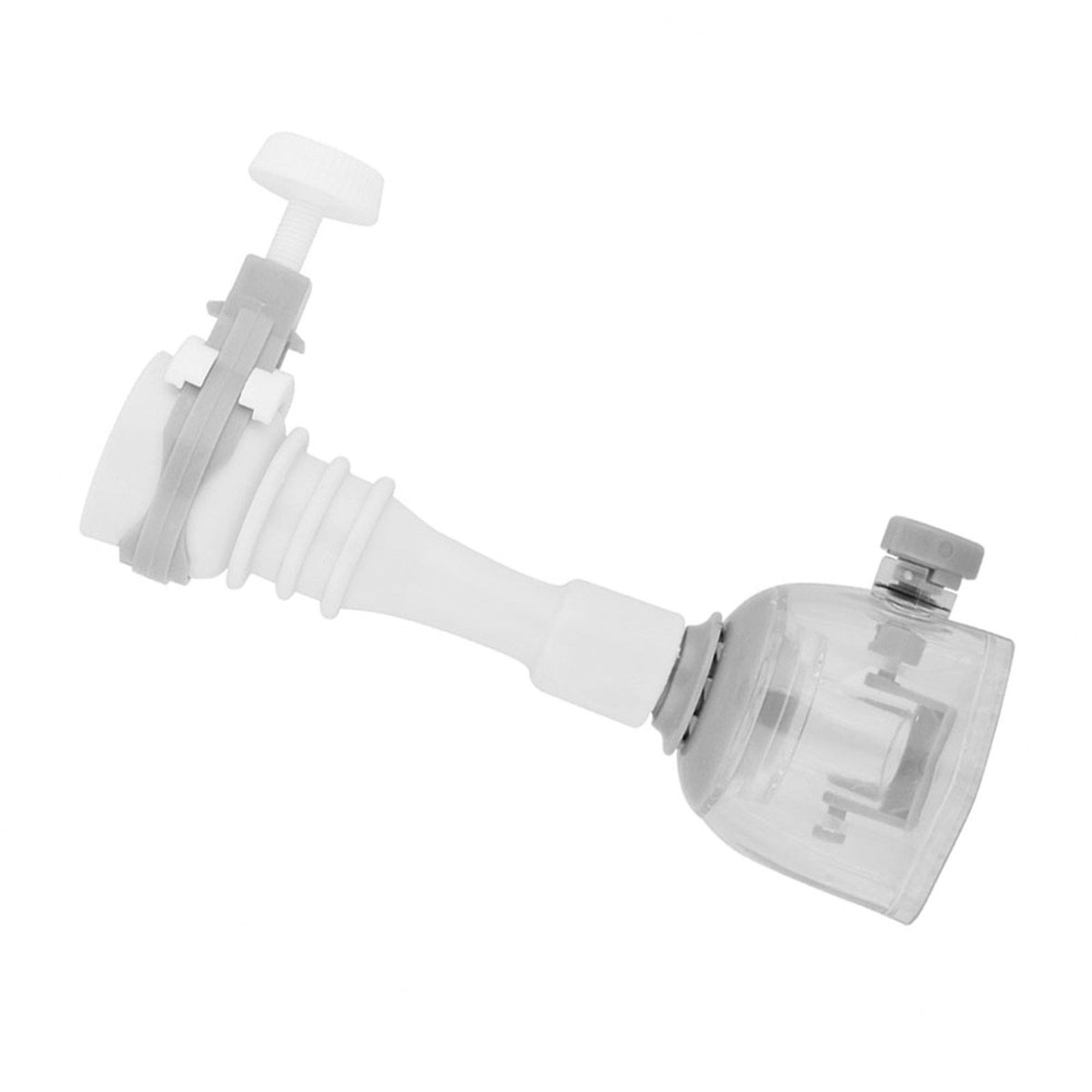 Movable Water Saving Extension Faucet Splash proof Kitchen Valve Spray Gray 13cm