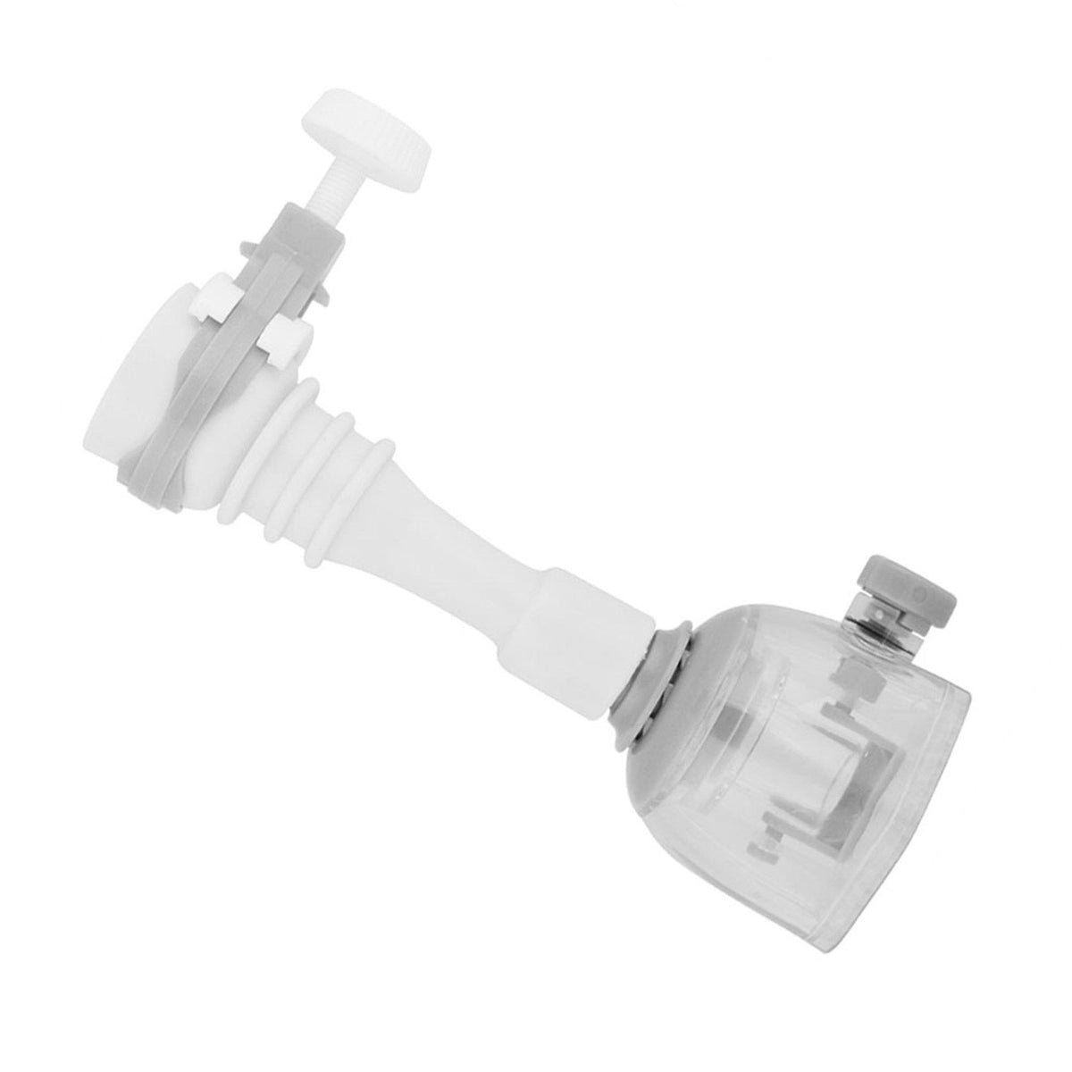 Movable Water Saving Extension Faucet Splash proof Kitchen Valve Spray Gray 13cm