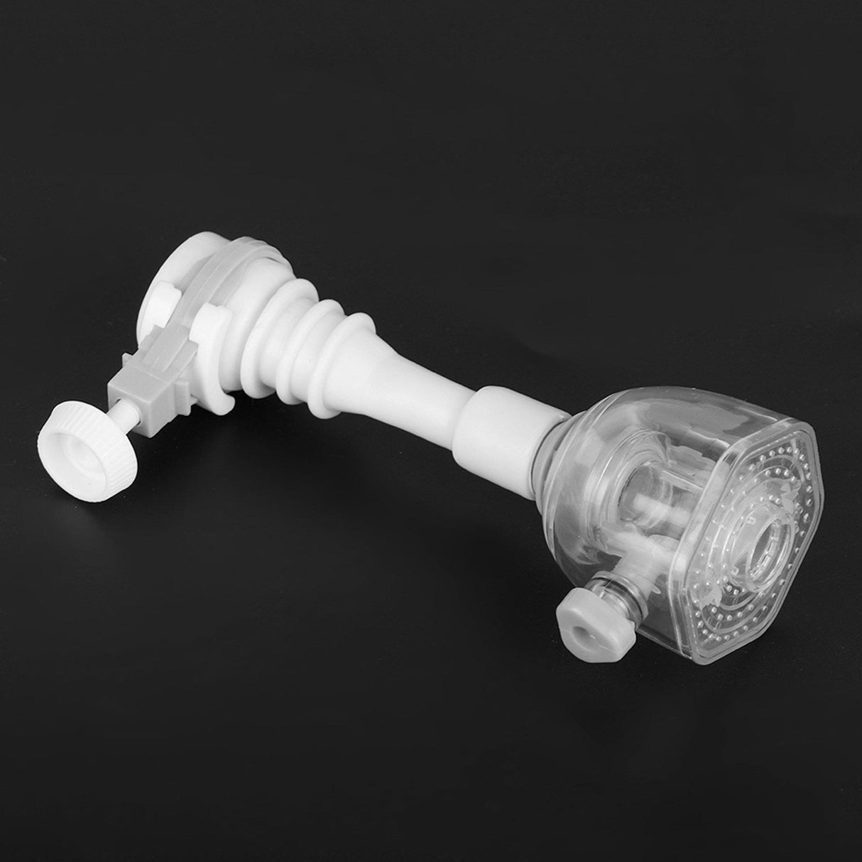 Movable Water Saving Extension Faucet Splash proof Kitchen Valve Spray Gray 13cm