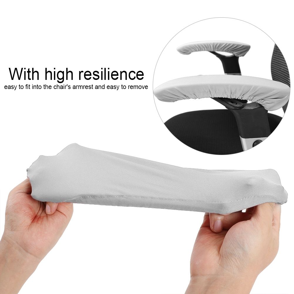 One Pair Elastic Stretchable Office Chair Armrest Covers Removable Computer Chair Arm Protector