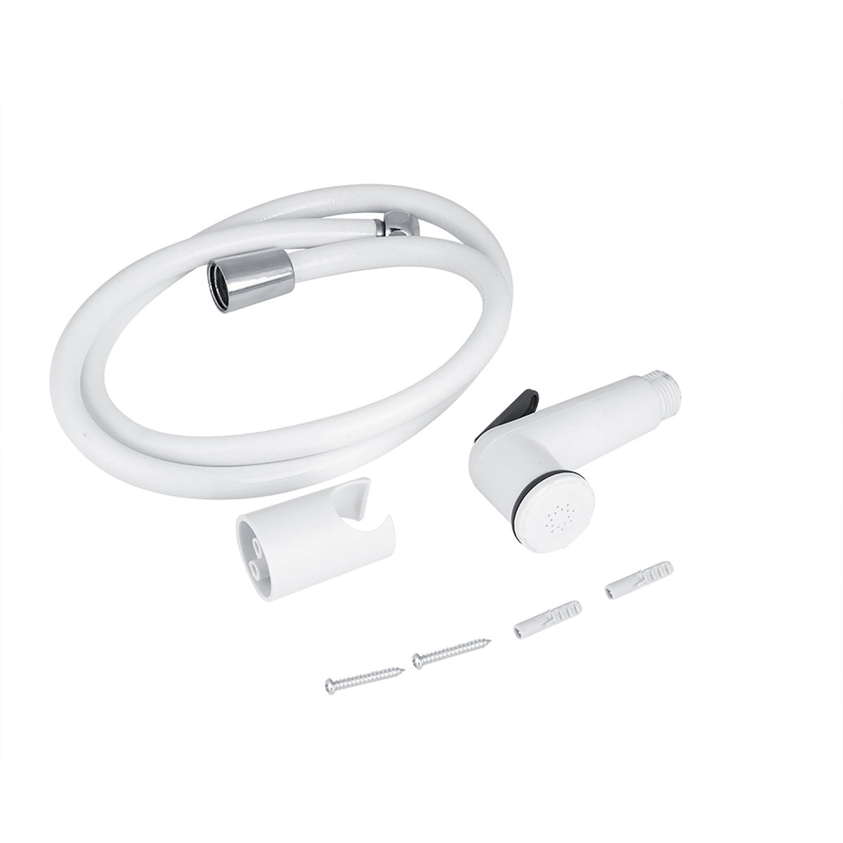Portable ABS Plastic Hand Held Bidet Sprayer Bathroom Shower Spray Head Set with Hose Holder