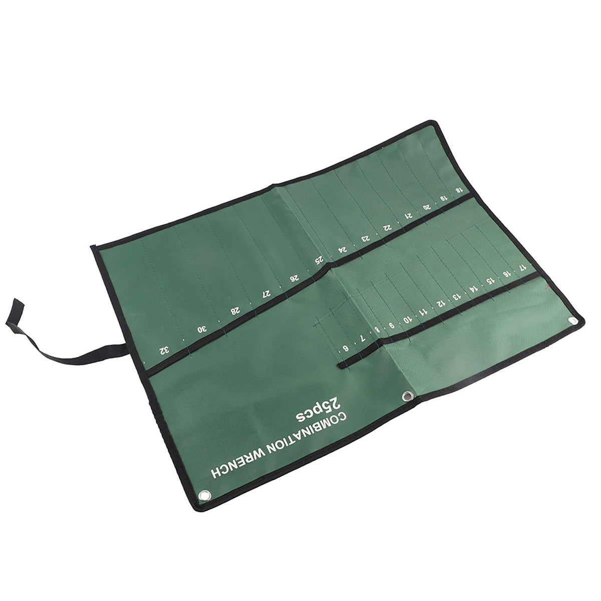 Multi Pocket Canvas Roll Up Tools Storage Bag Spanner Plier Wrench Holder Organizer(25 Pockets)