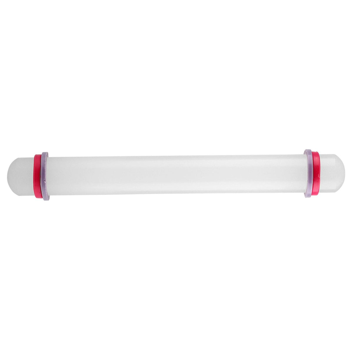9in Non Stick Plastic Rolling Pin with Ring Fondant Cake Cookie Dough Roller Baking Tool