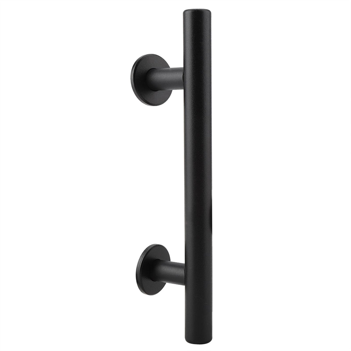 Black Heavy Duty Carbon Steel Sliding Barn Door Closet Pull Handle Wooden Gate Hardware
