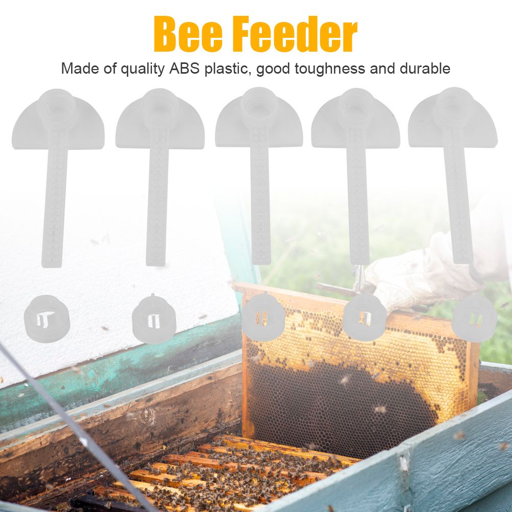 5Pcs/Set Duckbilled Beehive Bee Feeder Water Dispenser Beekeeping Tool Equipment