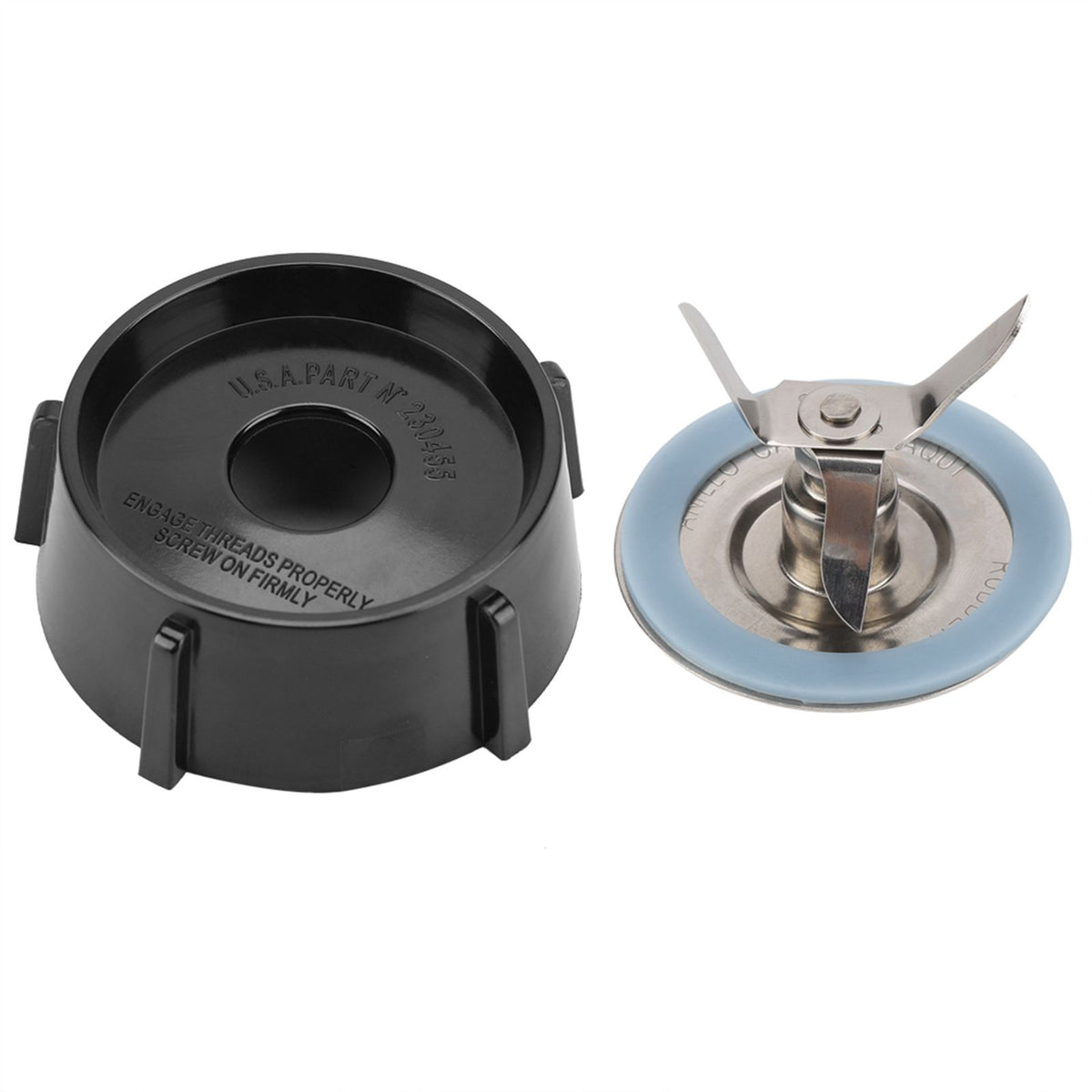 Stainless Steel Blade with Bottom Base Sealing Ring Juice Extractor Blender Replacement Set